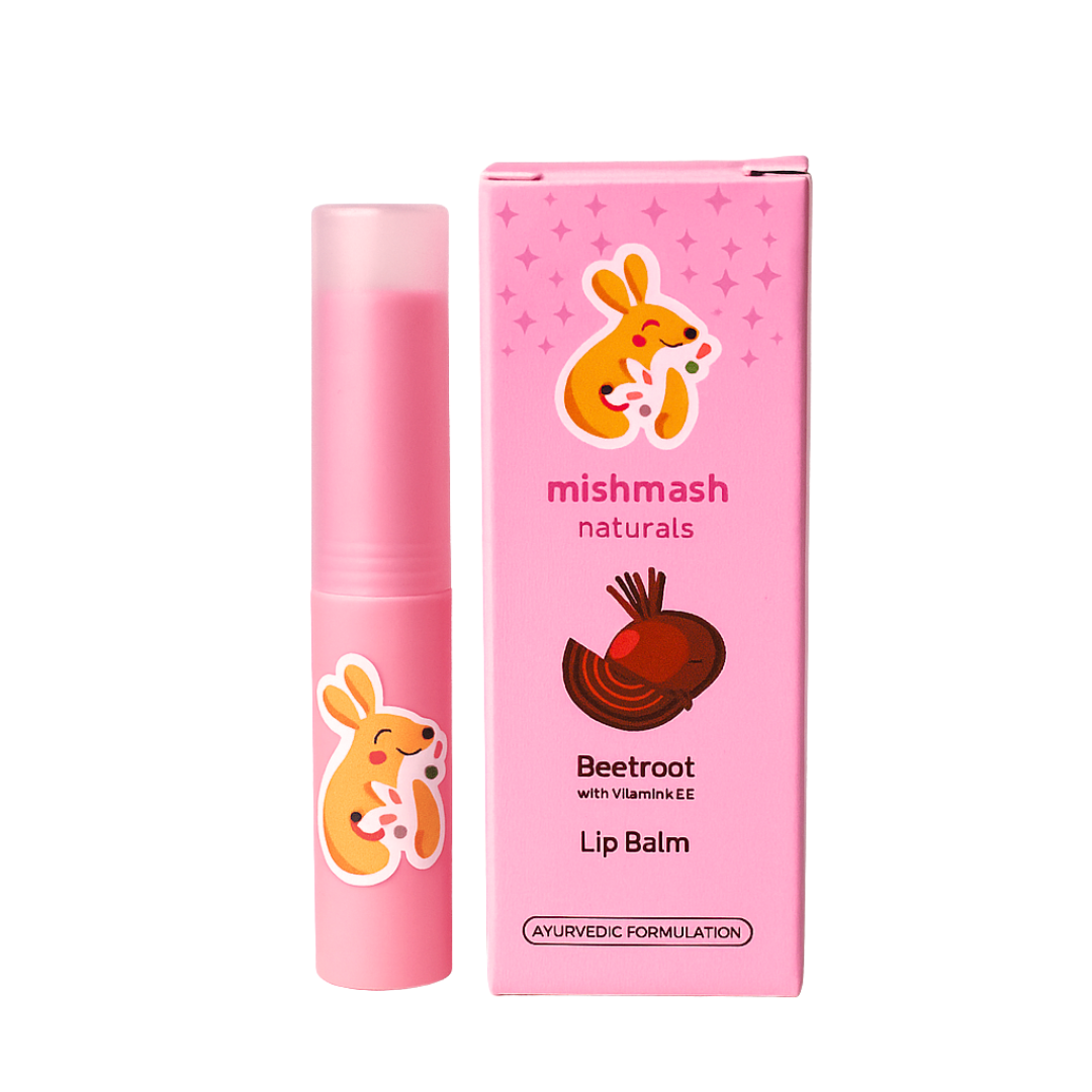 Ayurvedic Beauty Trio - Blush, Lip Balm & 3 Eye Shadow Colors for Eyes, Cheeks & Lips (46% off)