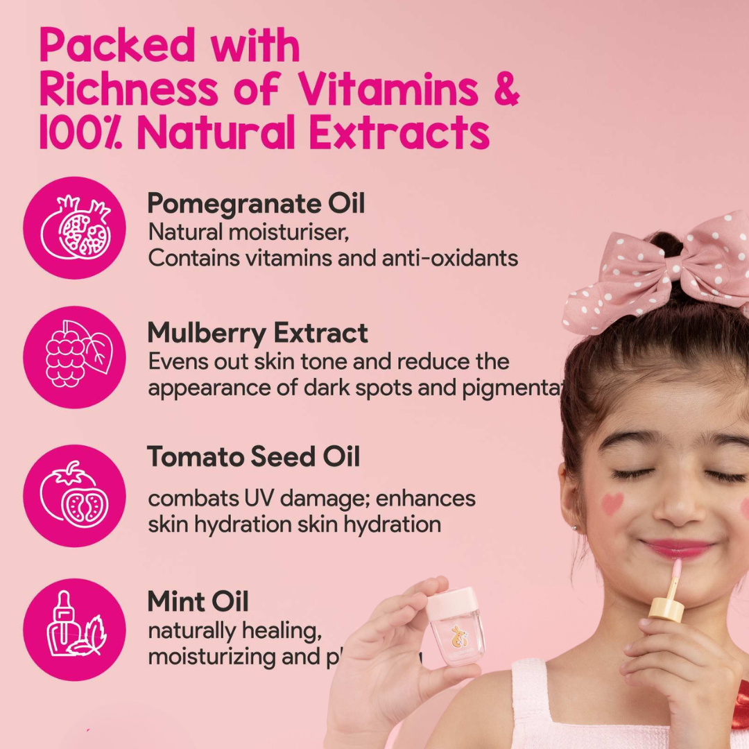 Ayurvedic Kids Makeup Kit – Blush, Lip Gloss & Eyeshadow (46% Off!)