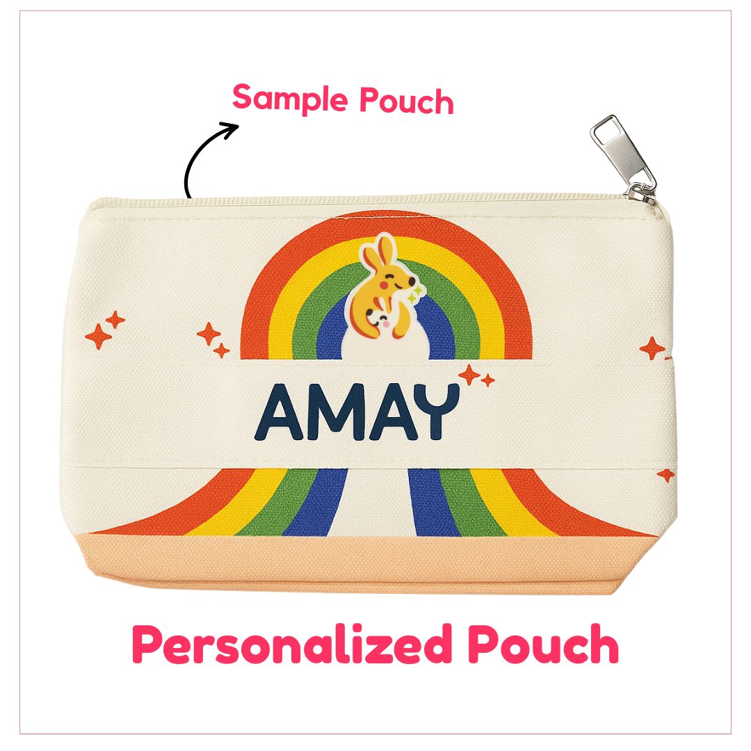 Ayurvedic Kids Makeup Kit – Blush, Lip Gloss & Eyeshadow (46% Off!) with Personalized Pouch