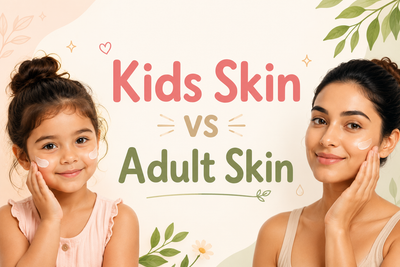 kids skin vs adult skin