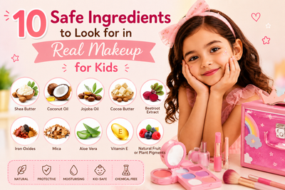 10 Safe Ingredients to Look for in Real Makeup for Kids
