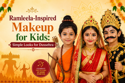 Ramleela-Inspired Makeup for Kids: Simple Looks for Dussehra&nbsp;