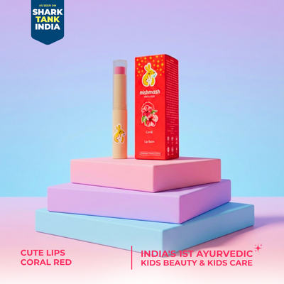 Coral Red Natural Lip Balm