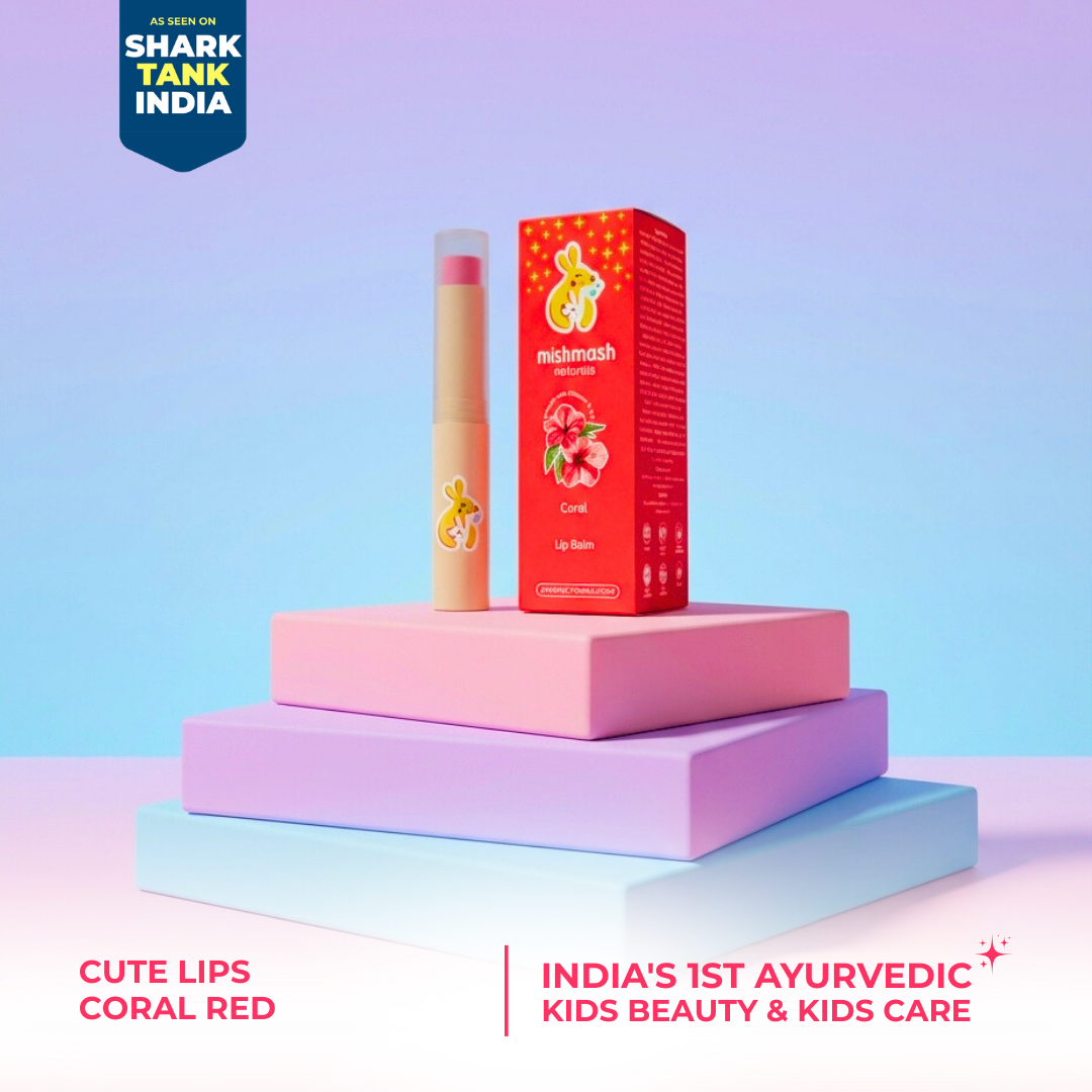 Cute Lips - Coral Red Lip Balm