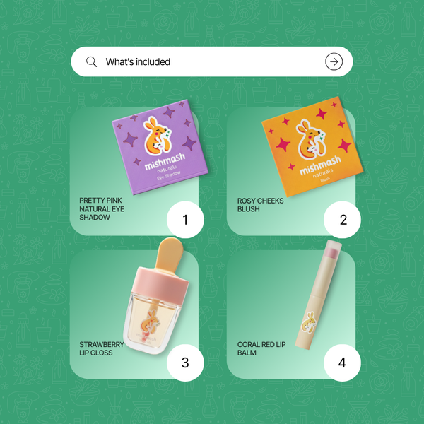 Rosy Sparkle Makeup Combo