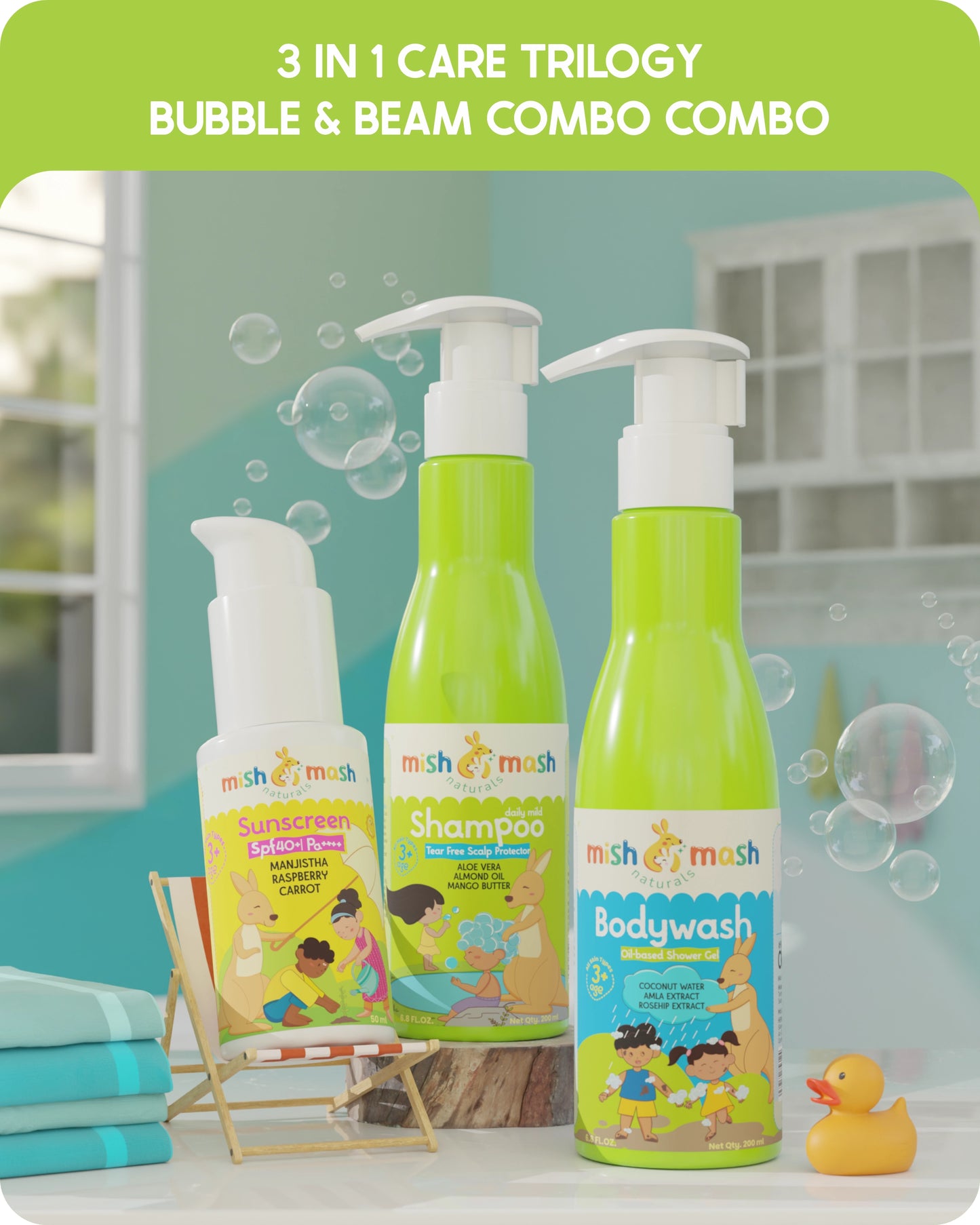 3 in 1 Bubble & Beam Combo