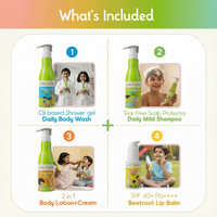 4 in 1 HEAD-TO-TOE Happiness Body Care Combo