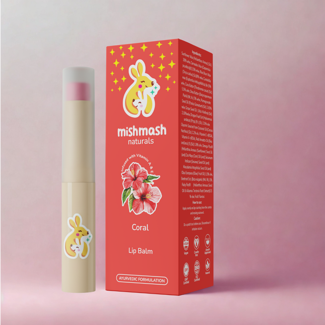 Cute Lips - Coral Red Lip Balm