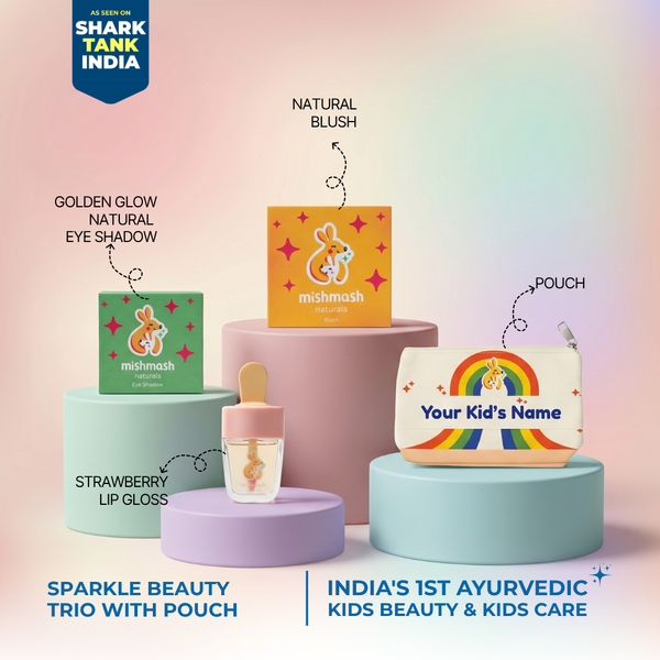 Sparkle beauty trio with Pouch