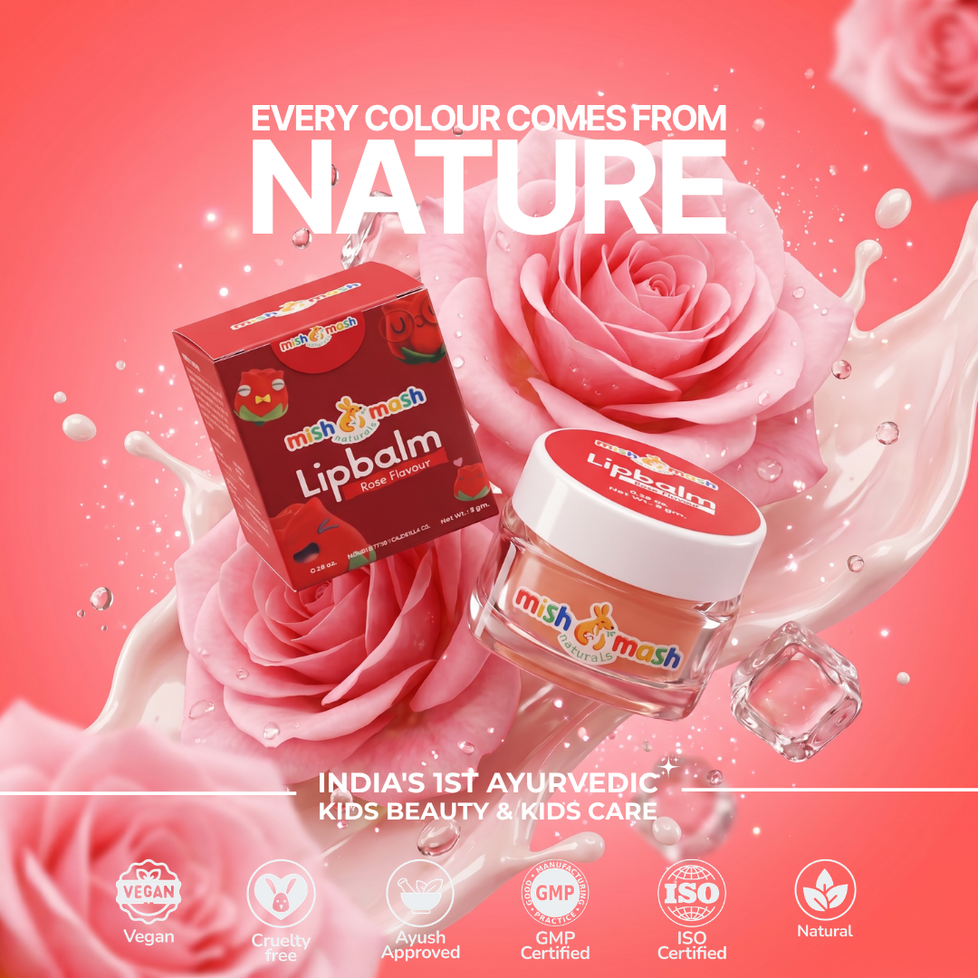 Mishmash Naturals Daily Use Rose Lip Balm