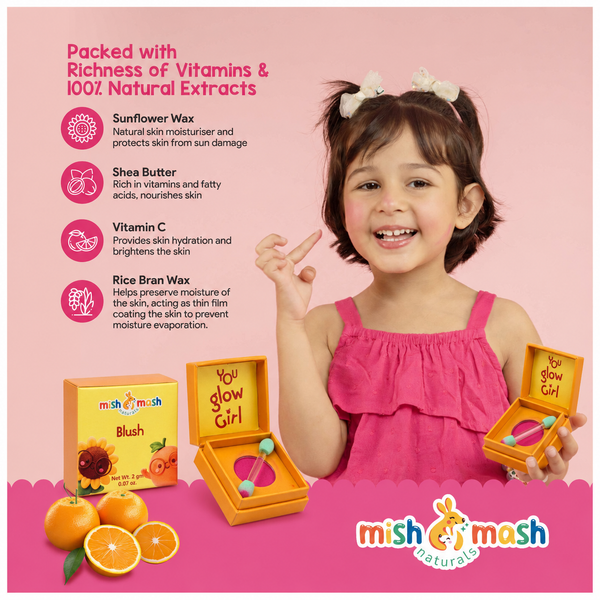 Mishmash Naturals Rosy Glow blush & Magic Sparkle Duo