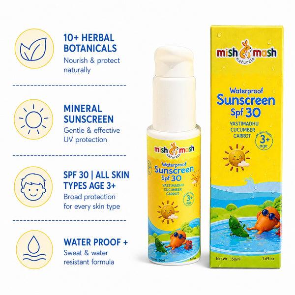 Mishmash Naturals Waterproof Sunscreen SPF 30