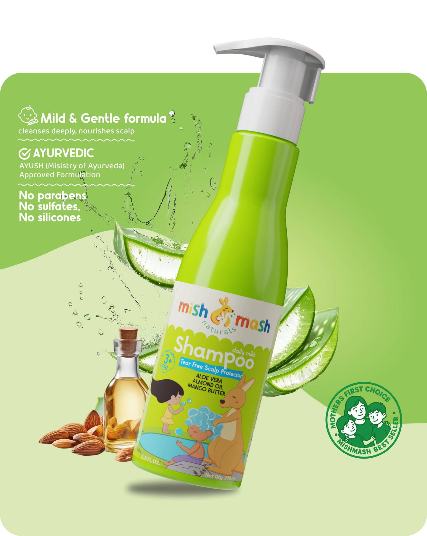 Mishmash Scalp Protection Mild Shampoo