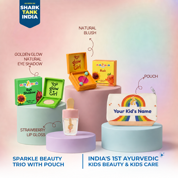 Sparkle beauty trio with Pouch