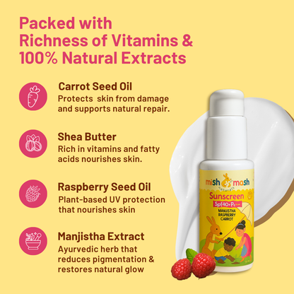 Mishmash Natural Sunscreen SPF 40+ (PA++++)