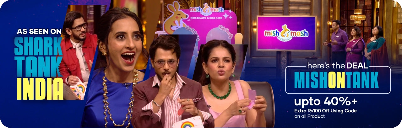 Promotional banner for 'Mish On Tank' with people and text on a colorful background