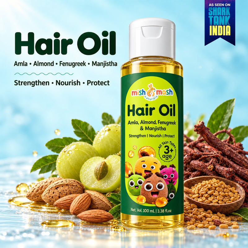Mishmash Naturals Kids Kwath-Based Hair Oil