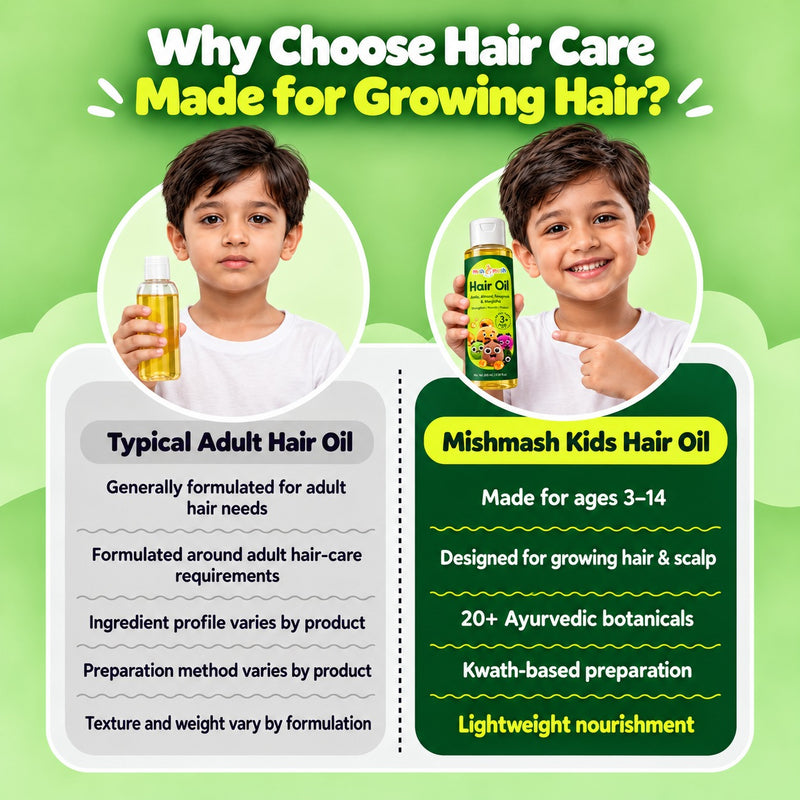 Mishmash Naturals Kids Kwath-Based Hair Oil