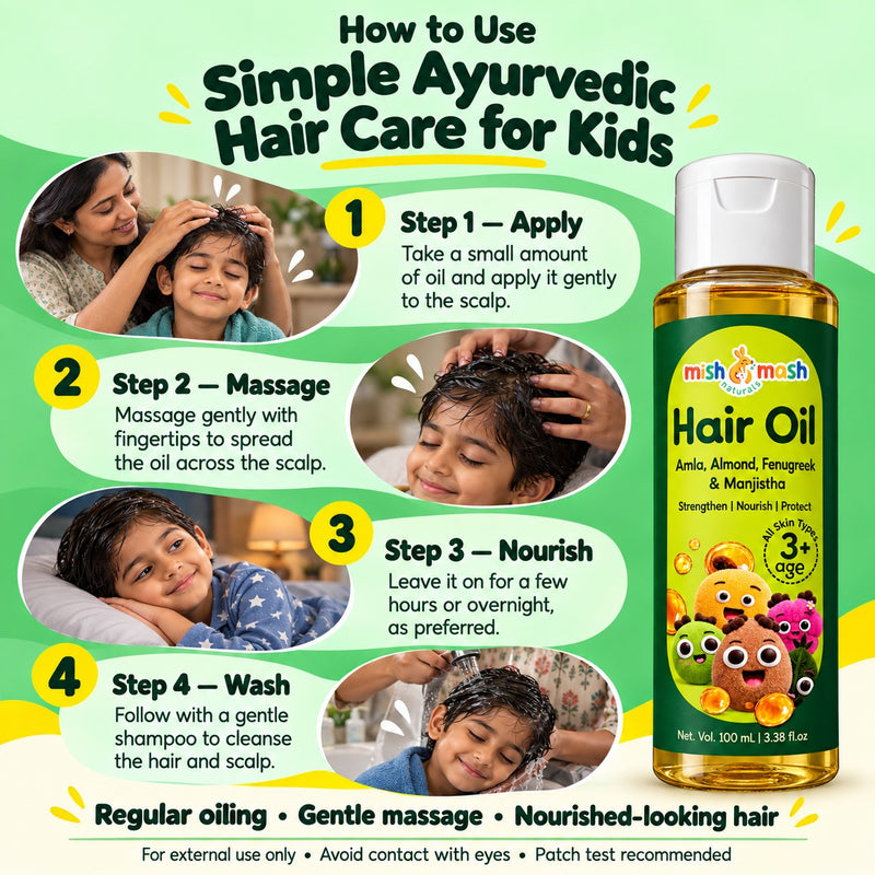Mishmash Naturals Kids Kwath-Based Hair Oil