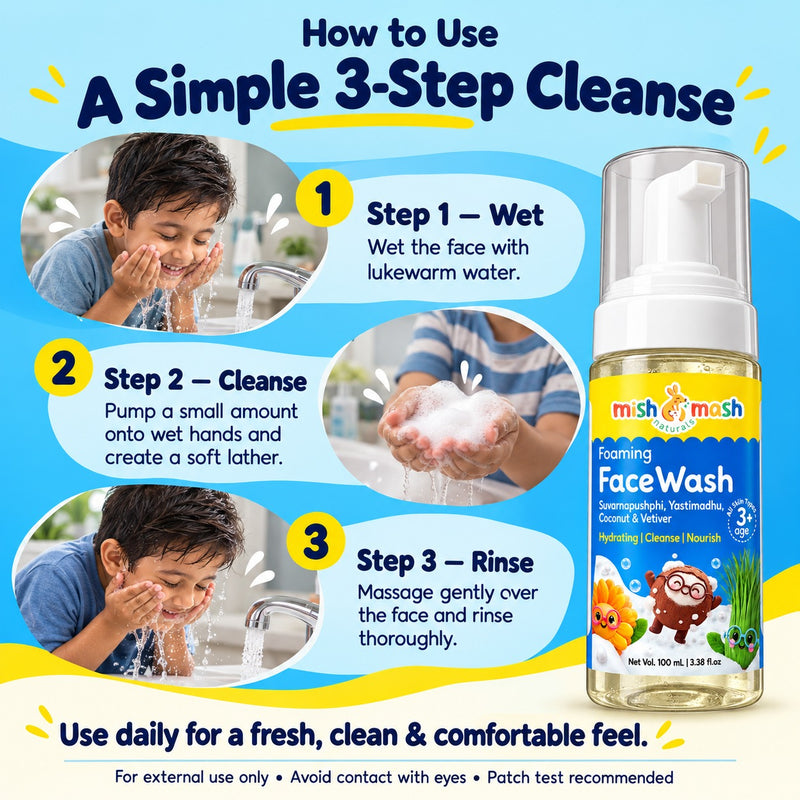 Mishmash Naturals Kids Face Wash