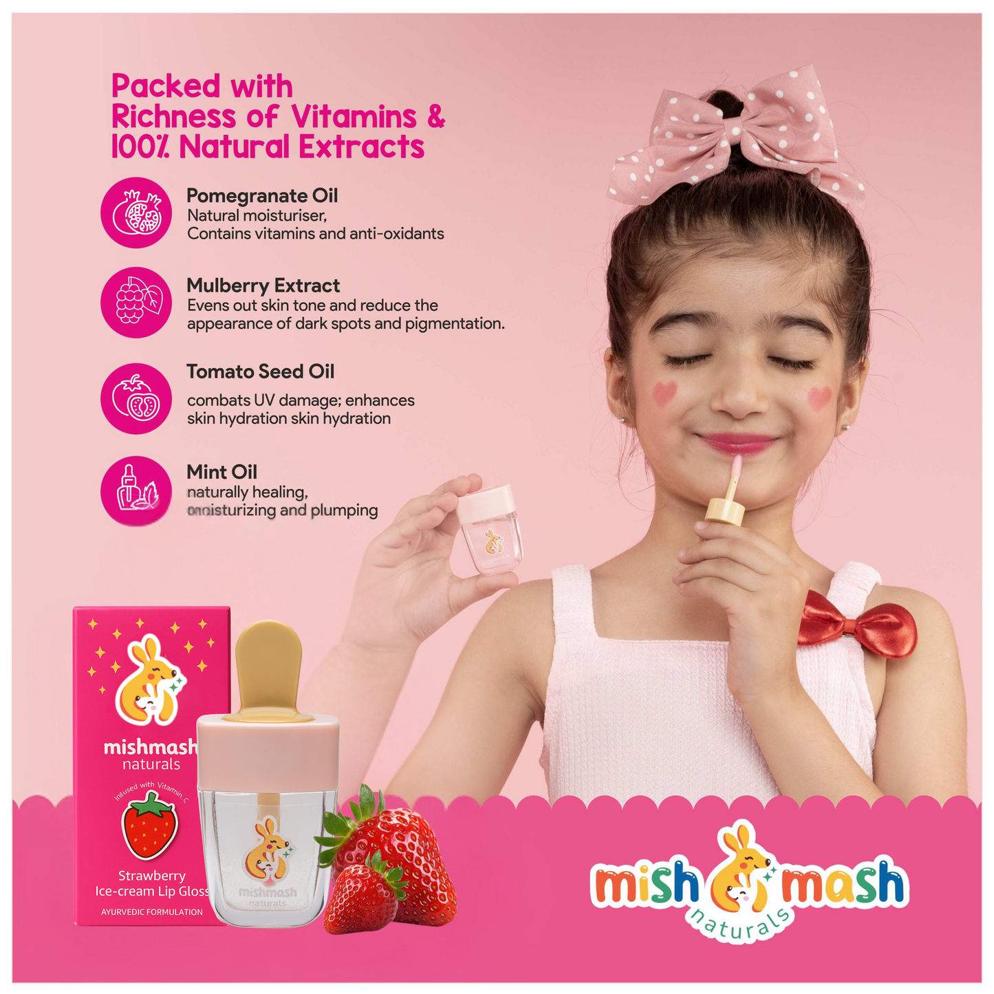 Magic Sparkle - Strawberry Lip Gloss