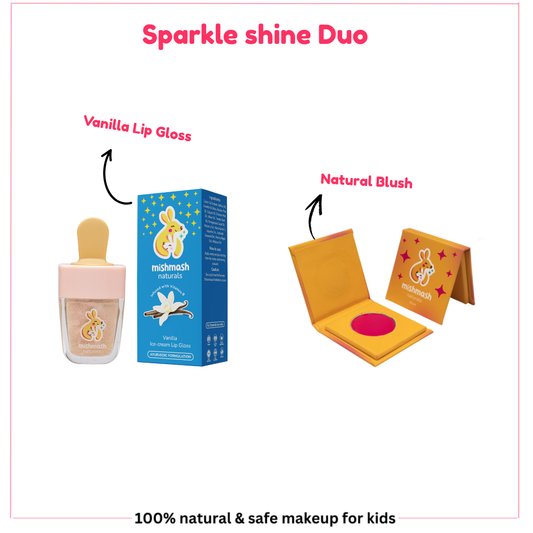 Sparkle Shine Duo - Blush & Vanilla Gloss